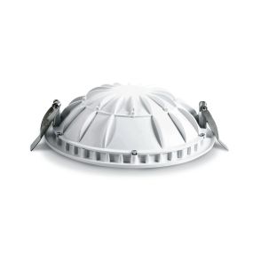 ONE Light Dark Light Dome Reflector - inbouw plafondverlichting - Ø 17 x 5 cm - 16W LED incl. - wit - warm witte lichtkleur