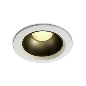 ONE Light Retro Dark Light - inbouwspot - Ø 98 mm, Ø 82 mm inbouwmaat - 12W LED incl. - wit