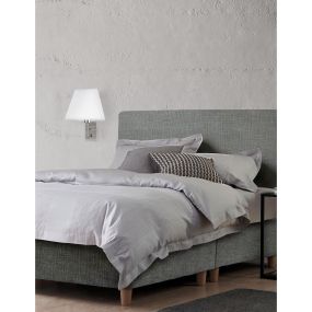 Nova Luce Logan - wandverlichting met schakelaar - 25 x 21 x 32 cm - chroom en wit