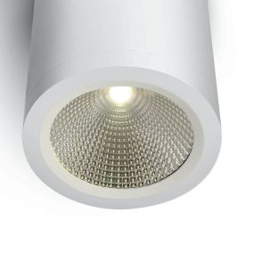 ONE Light COB Outdoor Ceiling Cylinders - buiten plafondverlichting - Ø 9 x 10 cm - 10W LED incl. - IP54 - wit