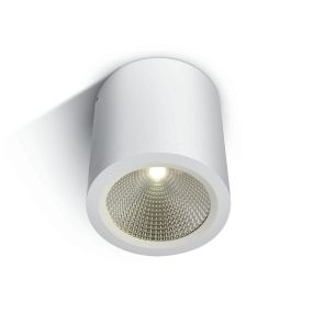 ONE Light COB Outdoor Ceiling Cylinders - buiten plafondverlichting - Ø 9 x 10 cm - 10W LED incl. - IP54 - wit