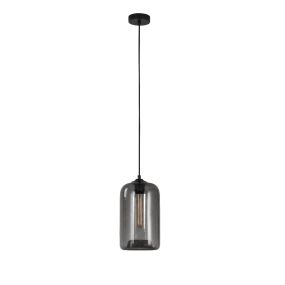 Artdelight Botany - hanglamp - Ø 18 x 188 cm - gerookt