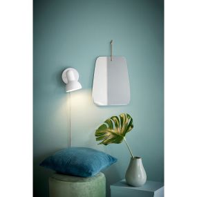 Nordlux Texas - wandverlichting met schakelaar - 12,5 x 13 x 18 cm - wit
