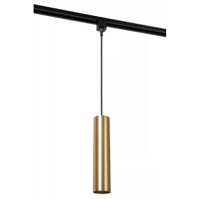 Lucide Track Floris Hanglamp - 1-fase Railsysteem - Ø 5,6 x 155 cm - goud