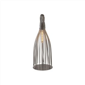 Searchlight Caraffe - tafellamp - 78 cm - grijs