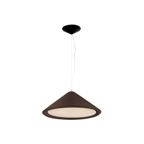 Faro Saigon-in - hanglamp - Ø 70 x 27,5 cm - bruin