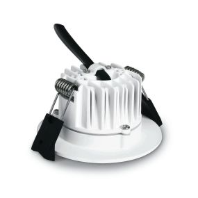 ONE Light Bathroom Downlights - inbouwspot - Ø 80 mm, Ø 65 mm inbouwmaat - 7W LED incl. - IP54 - wit - warm witte lichtkleur