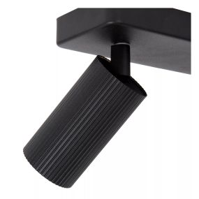 Lucide Clubs - opbouwspot - 31 x 9 x 14,9 cm - zwart