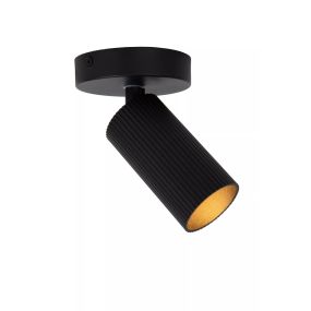 Lucide Clubs - opbouwspot - Ø 10 x 14,9 cm - zwart