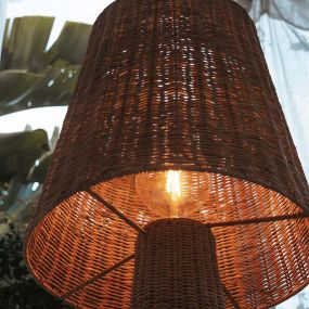 New Garden Lola 165 Nature - buiten vloerlamp - Ø 45 x 165 cm - IP54 - rotan