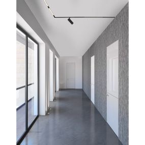 Nova Luce Lod 24V - lichtpunt magnetisch railsysteem - Ø 6,5 x 21 cm - 20W LED incl. - zandzwart