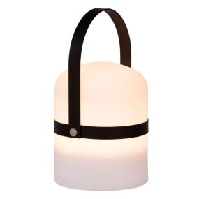 Lucide Little Joe - buiten tafellamp - Ø 10 x 18,5 cm - 3 stappen dimmer - 3W LED incl. - IP44 - zwart