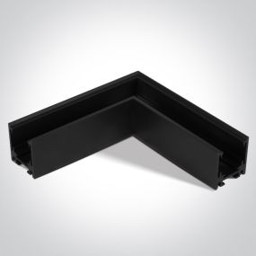 ONE Light magnetisch railsysteem MINI - horizontaal opbouwhoekprofiel - 11 x 2,7 x 3 cm - zwart
