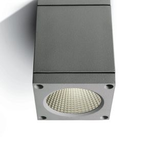 ONE Light Outdoor Ceiling Cylinders - buiten plafondverlichting - 8 x 8 x 10,7 cm - 6W LED incl. - IP54 - grijs