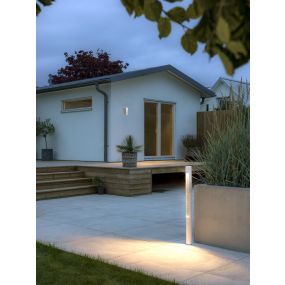 Konstsmide Udine - tuinpaal - Ø 7,5 x 97 cm - 12W LED incl. - IP44 - wit