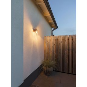 Konstsmide Vega - buiten wandverlichting - 11,5 x 18,5 x 24,5 cm - IP54 - koper