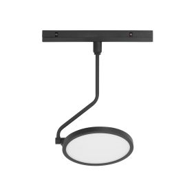 Nova Luce Not 24V - lichtpunt magnetisch railsysteem - Ø 16 x 26 cm - 15W LED incl. - zandzwart
