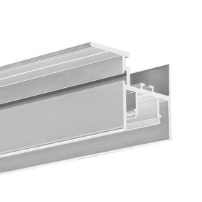 Klus FOLED-SUF - inbouw LED profiel voor spanplafonds - 2,69 cm vensterbreedte - aluminium