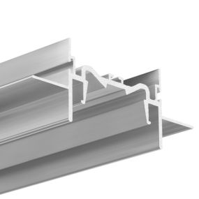 Klus FOLED-50 - inbouw LED profiel voor spanplafonds - 5,46 cm vensterbreedte - aluminium