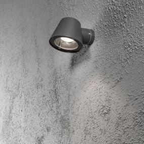 Konstsmide Trieste - wandverlichting - 16 x 11 x 11,5 cm - IP44 - antraciet
