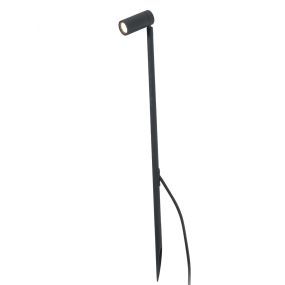 Faro Seth 60 - grondspot op piek - Ø 4 x 8,5 x 60 cm - 6W LED incl. - IP44 - zwart