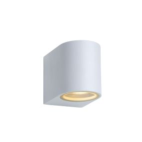 Lucide Zora Round 1 - buiten wandverlichting - 6,5 x 9 x 8 cm - 5W dimbare LED incl. - wit