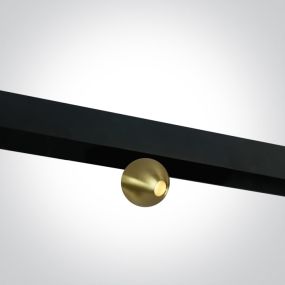 ONE Light magnetisch railsysteem MINI, MIDI & MAXI - railspot - Ø 5,4 x 8 cm - 7W LED incl. - goud