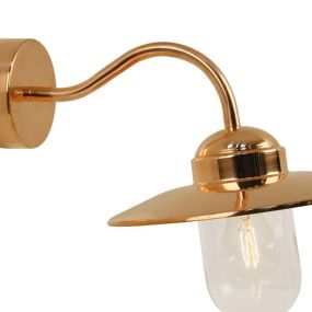Nordlux Luxembourg - buiten wandverlichting - 26 x 27 cm - IP54 - koper