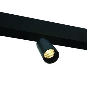 ONE Light magnetisch railsysteem MINI, MIDI & MAXI - railspot - Ø 4,3 x 8,6 cm - 8W LED incl. - zwart