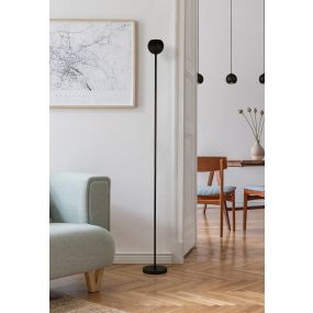 Searchlight Hero - staanlamp - 180 cm - zwart