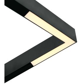 ONE Light magnetisch railsysteem MAXI - hoeklinear - railspot - 33,5 x 3,7 x 4,7 cm - 25W LED incl. - zwart