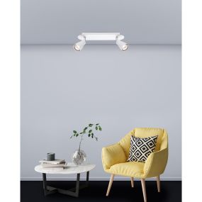 Nova Luce Cono - opbouwspot 2L - 25,5 x 8 x 19 cm - mat wit
