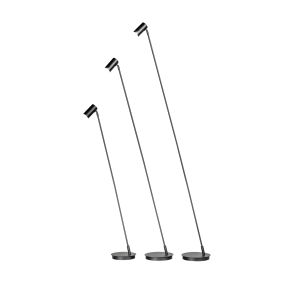 ETH Bowie - vloerlamp - 130 cm - zwart