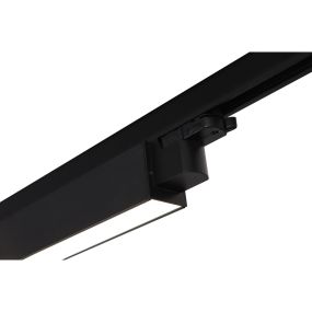 Maxlight Linear - 3-fase railsysteem - 66,2 x 5 x 6,6 cm - 18W LED incl. - zwart