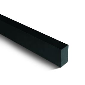 ONE Light magnetisch railsysteem MAXI - opbouwprofiel - 1 meter - 7,5 x 4 cm - zwart