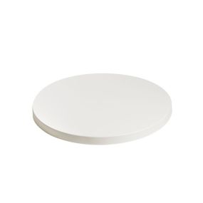 ETH - ongeboorde plafondplaat - Ø 50 cm - mat wit