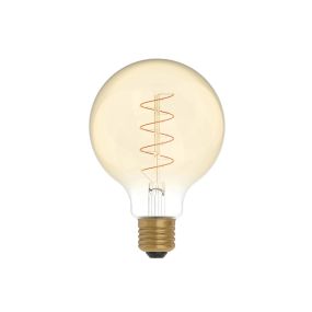 Creative Cables LED filament lamp - Ø 9,5 x 14 cm - E27 - 4W dimbaar - 1800K - amber