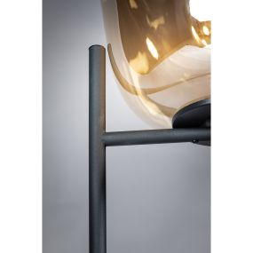 ETH Benn Gold - tafellamp - Ø 33 x 65,2 cm - zwart en goud