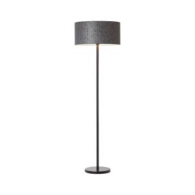Brilliant Galance - staanlamp - 164,5 cm - zwart