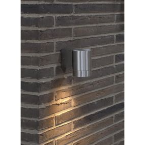 Nordlux Tin Maxi Down - buiten wandverlichting - 7,6 x 10,5 x 12,5 cm - IP54 - aluminium