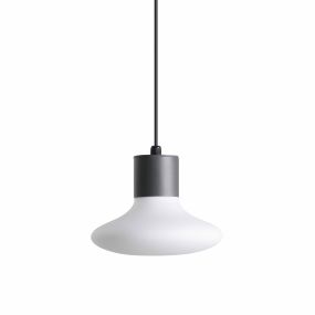 Faro Blub's - hanglamp - Ø 26 x 155 cm - IP44 - donkergrijs