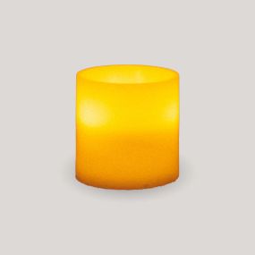 New Garden Dolo 3 wicks - LED kaars met afstandsbediening - Ø 15 x 15 cm - IP44 - wit