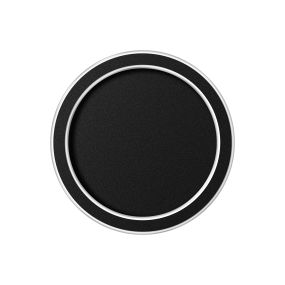ETH Loïs - plafonnieres - Ø 23 x 5 cm - 3 stappen dimbaar - 15W LED incl. - IP44 -  zwart