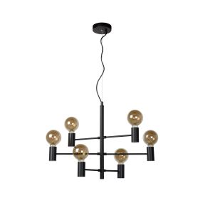 Lucide Leanne - hanglamp - 65 x 32 x 175 cm - zwart