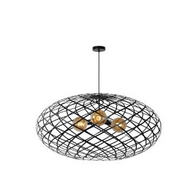 Lucide Wolfram - hanglamp - Ø 100 x 550 cm - zwart