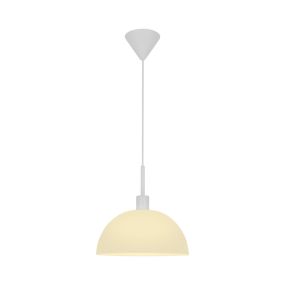 Nordlux Ellen 30 - hanglamp - Ø 30 x 229 cm - wit en opaal