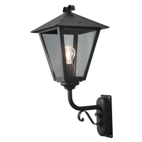 Konstsmide Benu - buiten wandlamp - 26 x 32 x 61 cm - IP23 - zwart