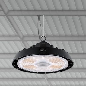 Century Italia Atlas Multilight - plafond/hanglamp - Ø 30 x 16,5 cm - 200W dimbare LED incl. - IP65 - zwart