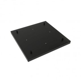 Calex - plafondplaat voor 4 lichtpunten - 40 x 40 cm - zwart