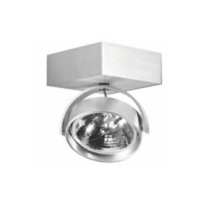 Artdelight Dutchess - opbouwspot 1L - 12,8 x 12,8 x 18 cm - aluminium